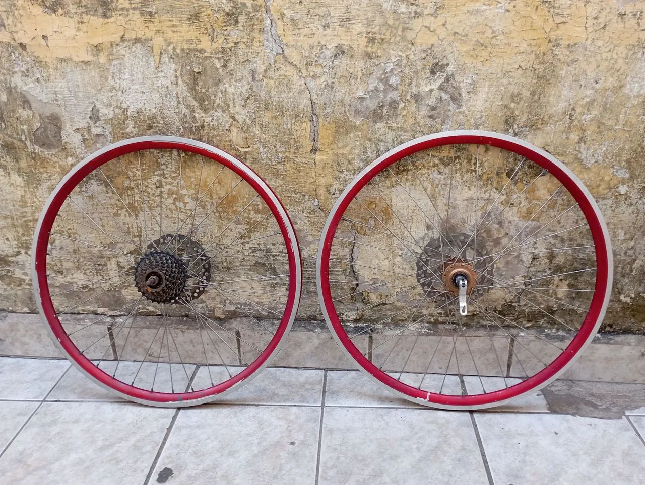 rodas aro aero 26 semi nova  - Foto 2