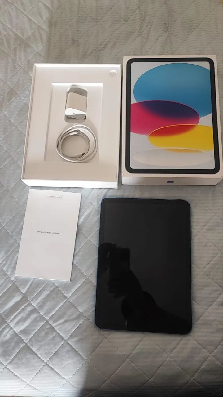 Apple Ipad 10 2022 na caixa | 64GB | + Teclado Iluminado 
