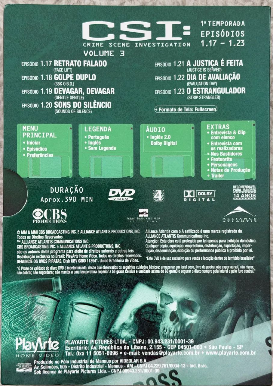 umb dvd2005〜2019 ciy vol.1〜vol.3 DVD CSI 1ª temporada volume 3 (3 discos) - DVD, Blu-Ray e Vídeo