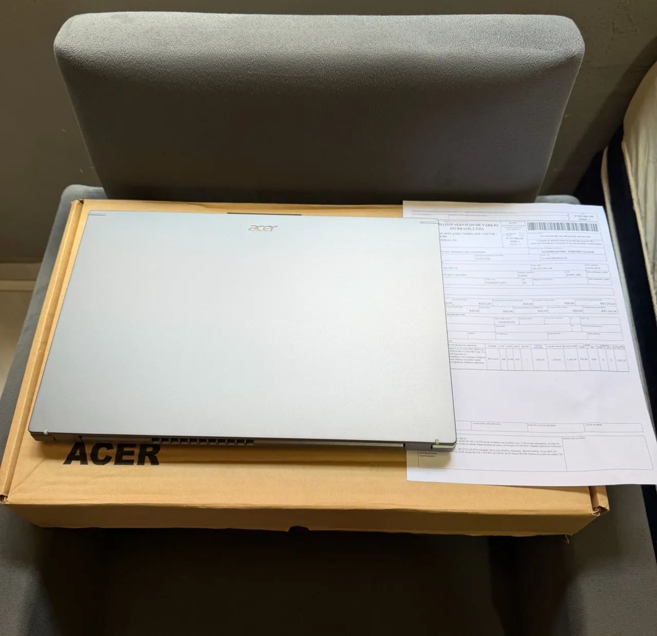 NOTEBOOK ACER I5-13420H NOTA FISCAL + CAIXA,08GB RAM DDR5,SSD NVME