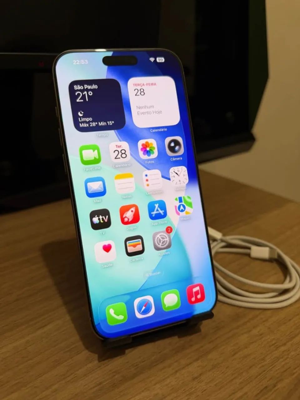 iPhone 16 Pro Max 256Gb, bateria 91% - Foto 2