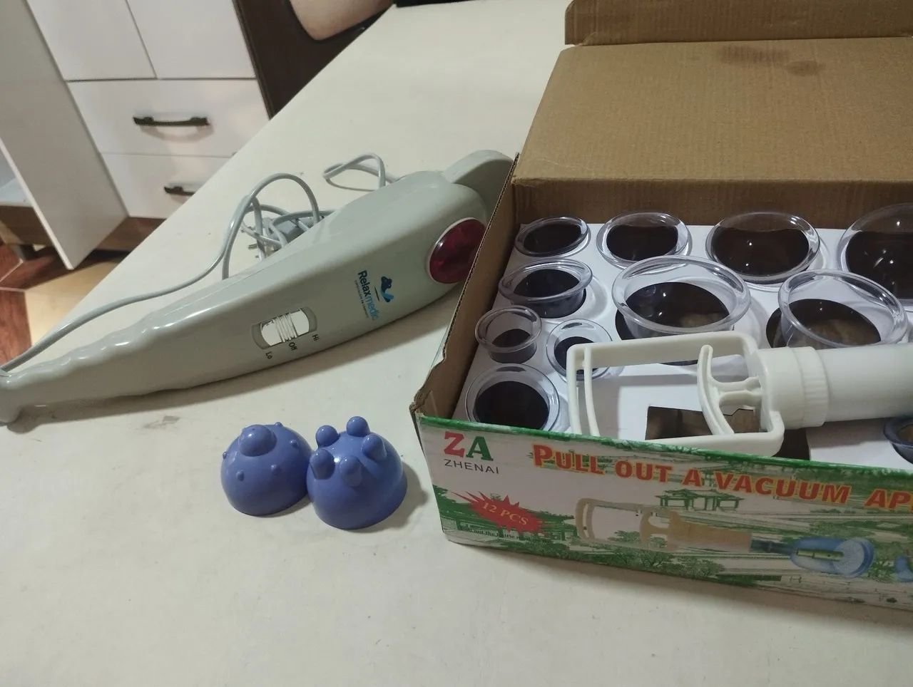 Kit ventosa com Massageador Eletrico - Foto 4