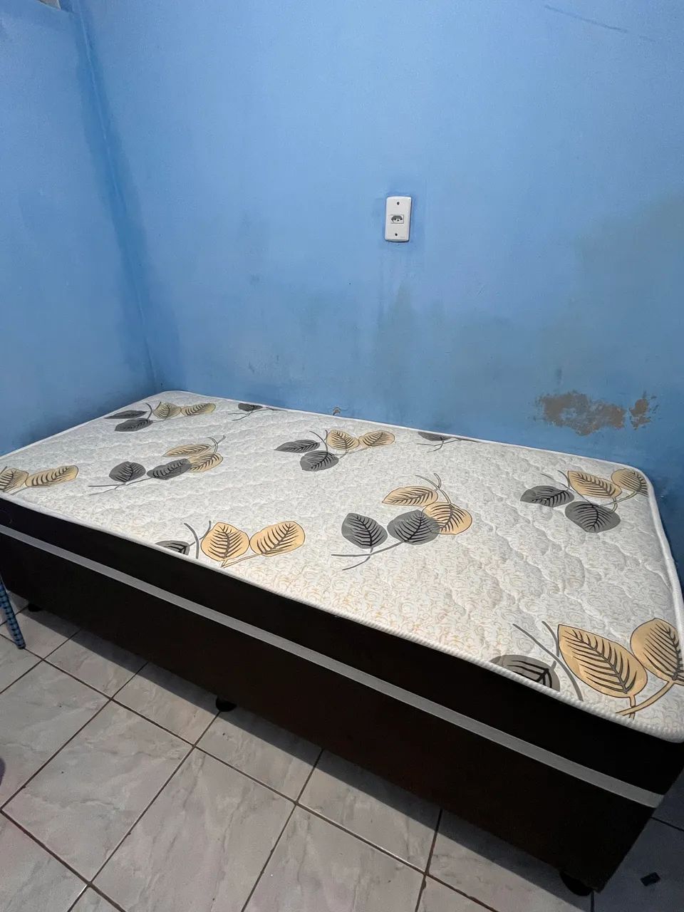 Cama solteiro box conjugada 