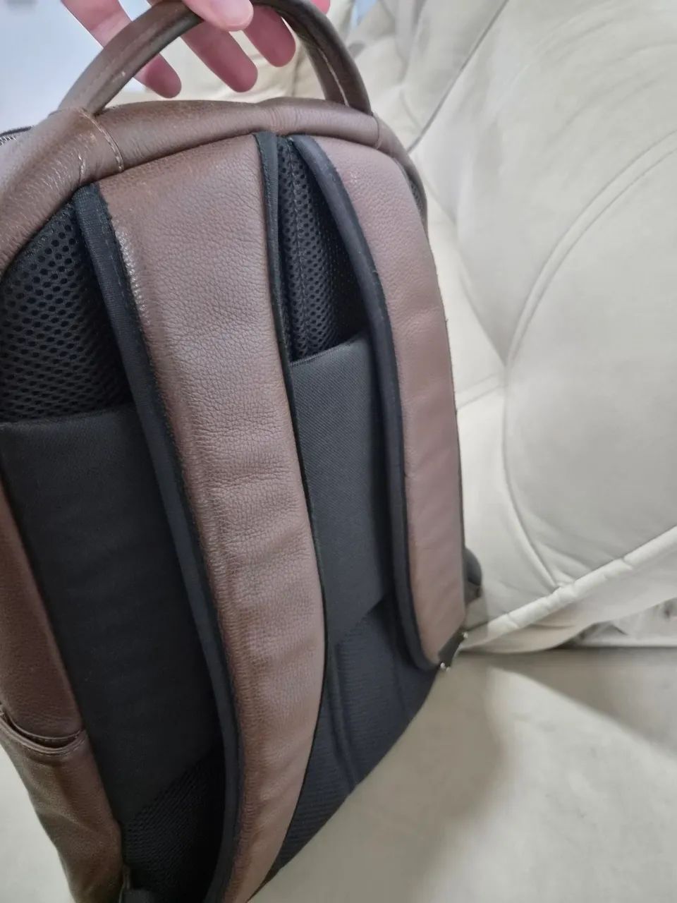 Mochila Executiva Notebook Couro Legítimo  - Foto 3