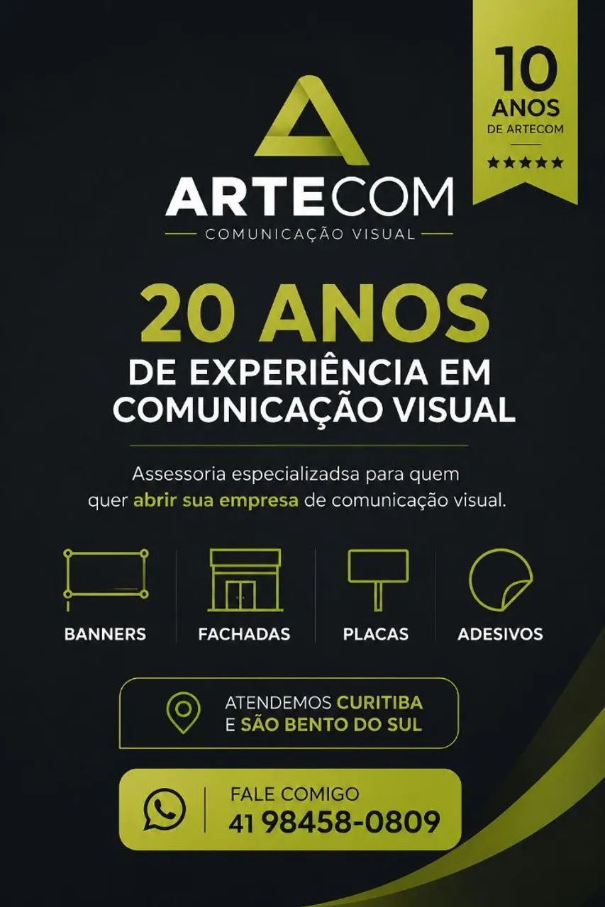 Assessoria para abrir sua Comunicação Visual 