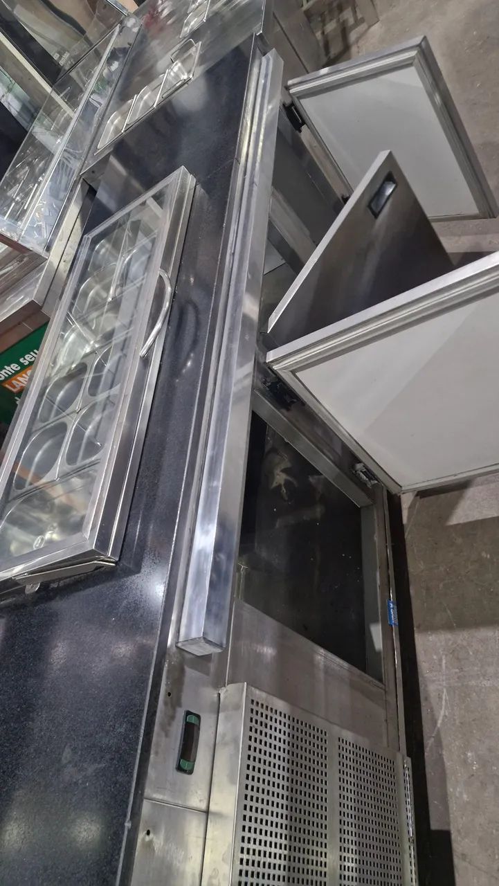 Balcão refrigerado Com Condimentadora Para Pizza  - Foto 5