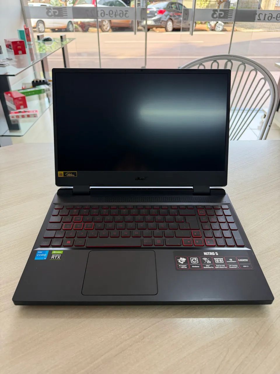 Notebook Acer Nitro 5 AN515-58 com defeito