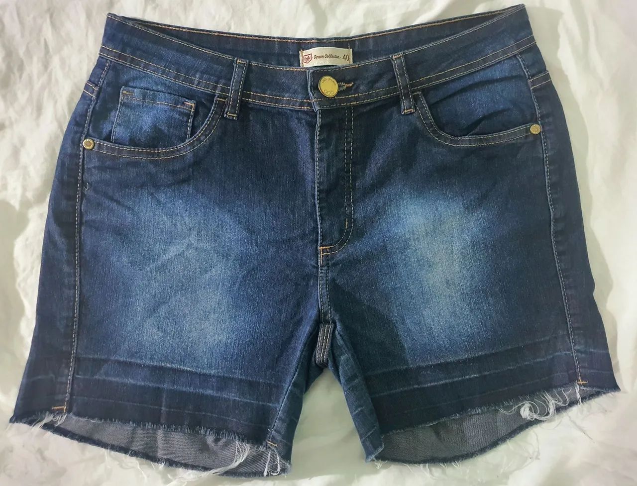 Kit short e colete Jeans infantil - Ótimo estado. - Foto 4