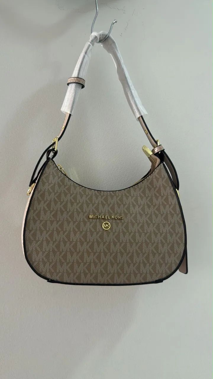 Michael Kors Jet Set Large Logo Hobo Shoulder Bag