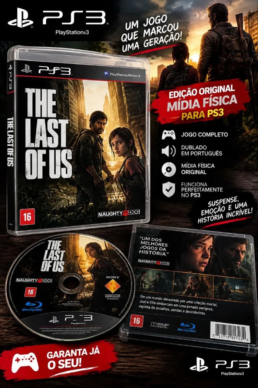 PS3 originais e Xbox 360. Vendo diversos jogos com preços