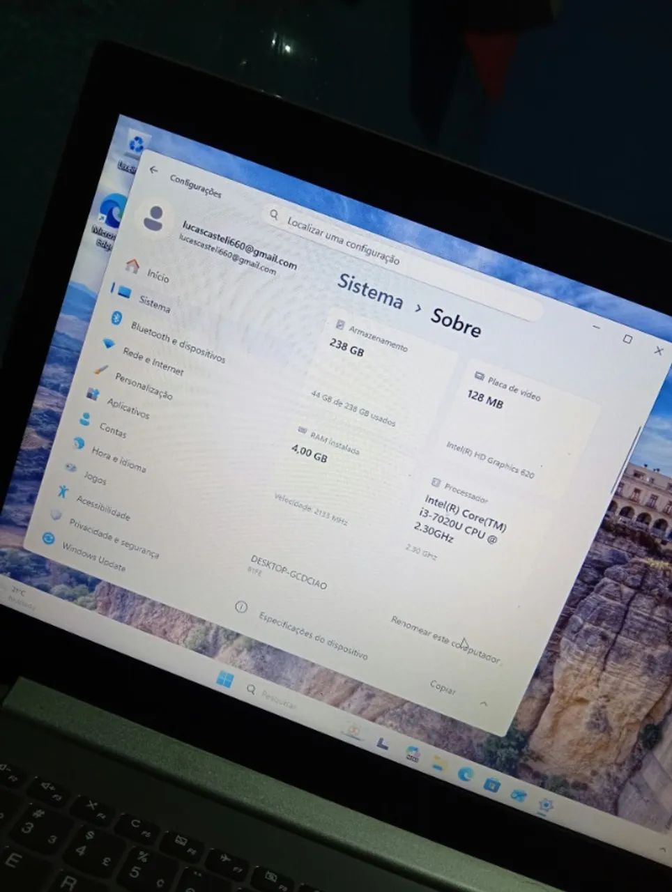 Notebook Lenovo ideapad330 