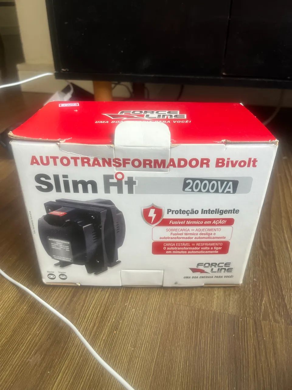 Transformador de energia bivolt Force Line novo