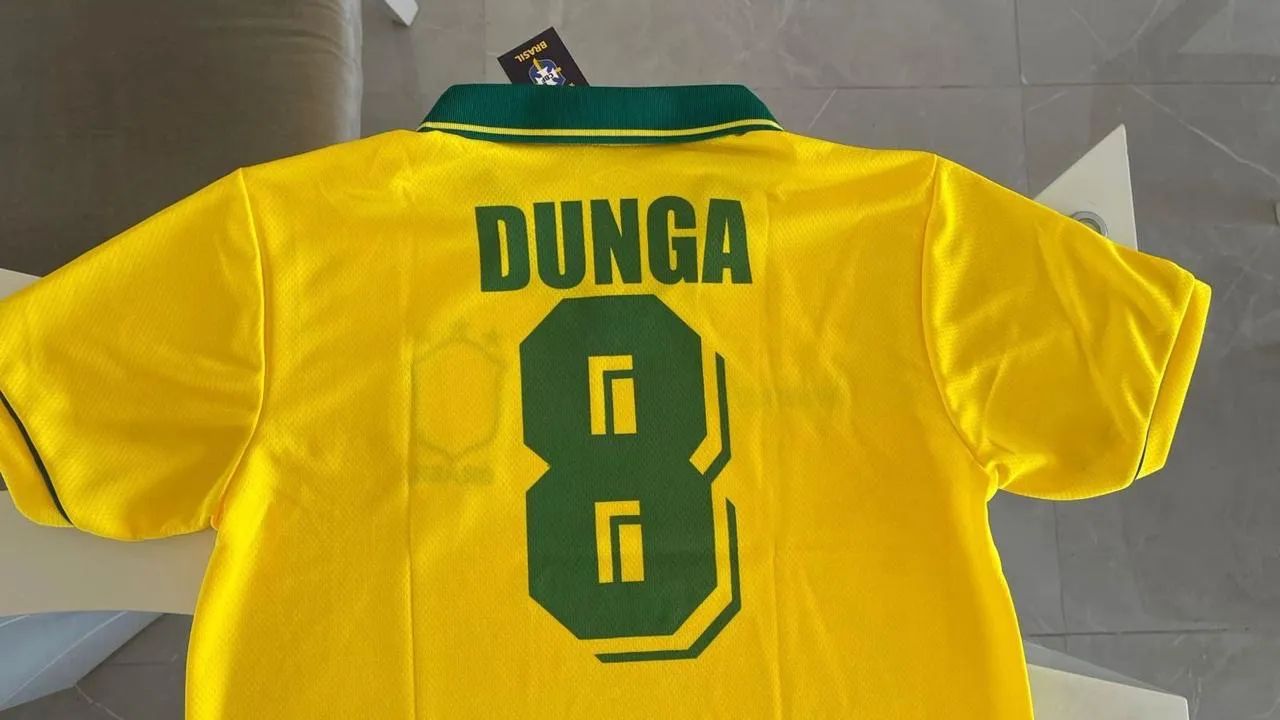 BRASIL COPA 1994 - DUNGA - AMARELA - RETRÔS - NOVAS!  - Foto 3