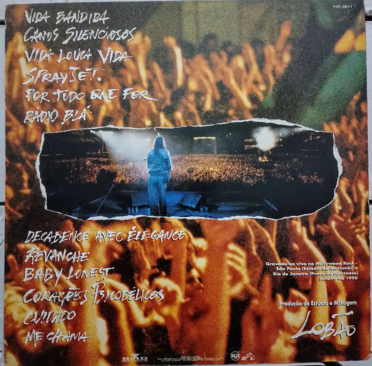 Vinil Lobão,  Ao Vivo.  - Foto 2