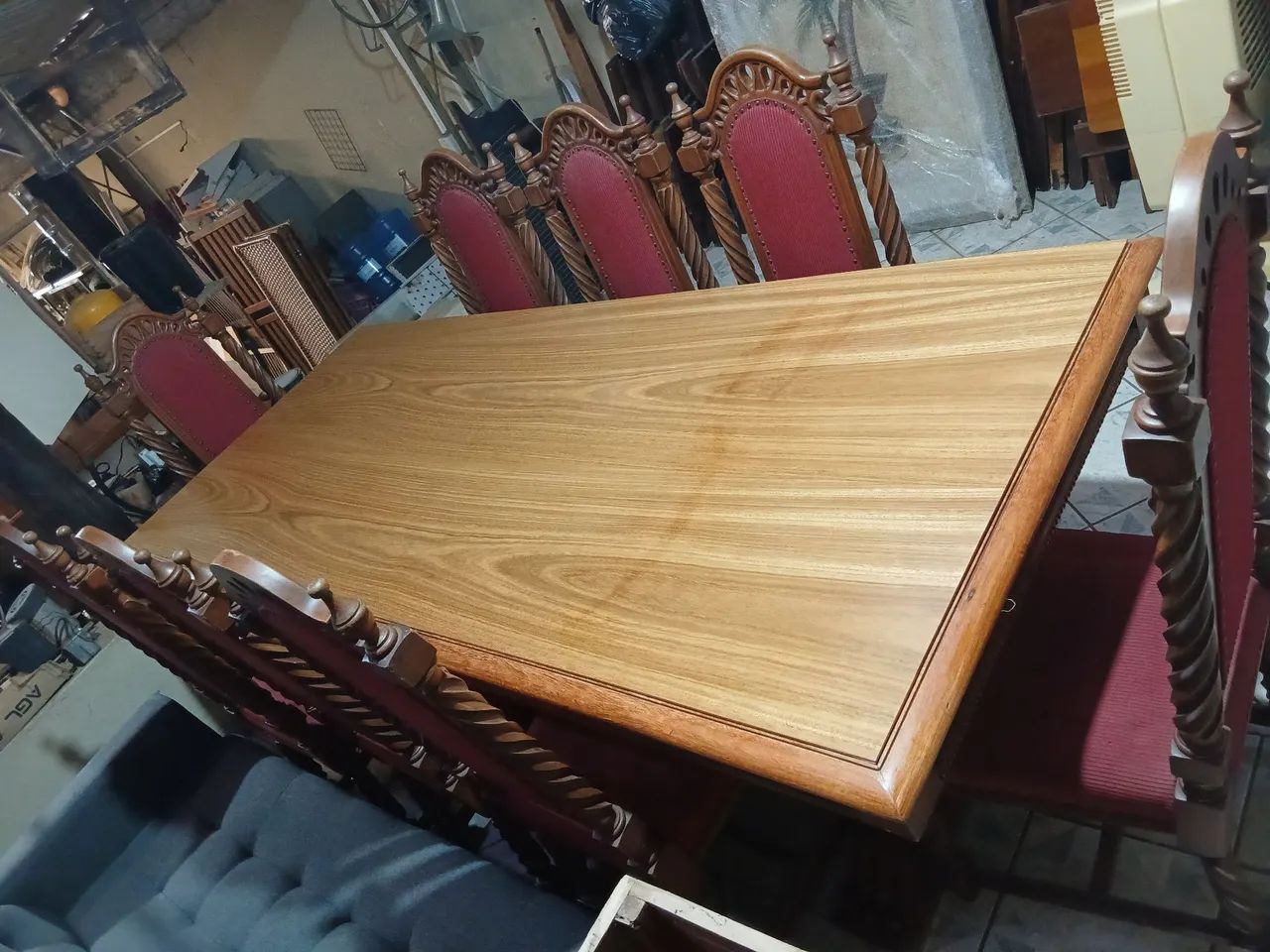 Jogo de Mesa com 8 Cadeiras  - Foto 3