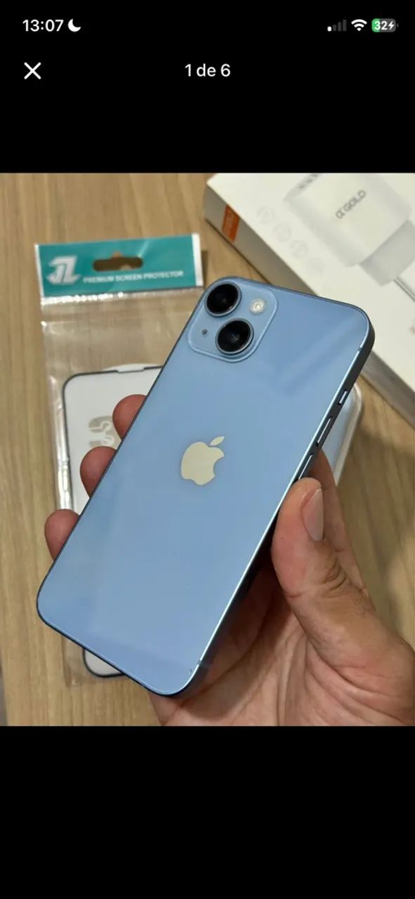 IPHONE 14 128 Azul bebê - bateria 93.