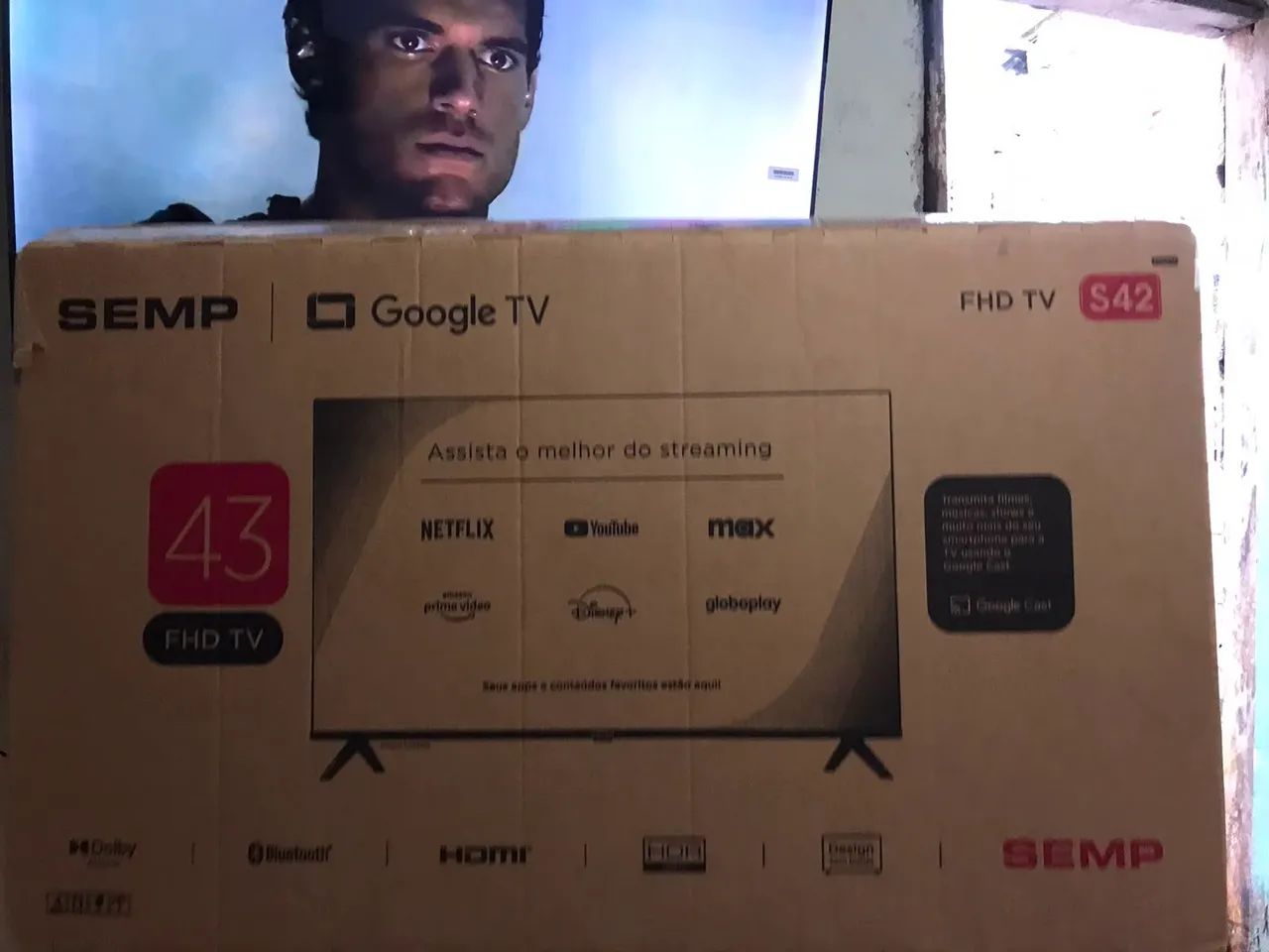 vendo TV smart de 43 polegadas - Foto 3