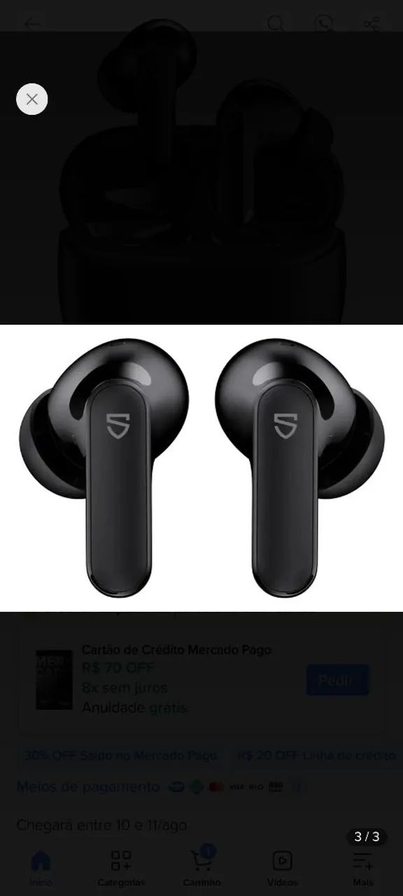 Sensacional!!! Fone bluetooth com ANC MULTIPONTO E TRANSPARÊNCIA.  - Foto 3