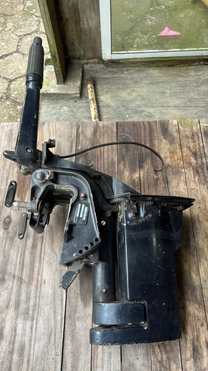 Coluna + Suporte de Fixação Evinrude 15 HP  - Foto 2