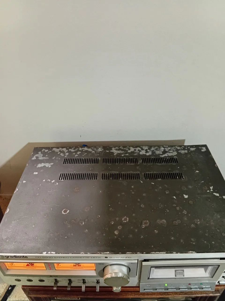 Tape deck gradiente cd5500 vu colorido - Foto 2