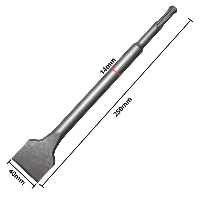Talhadeira martelete SDS Plus 14x250x40mm - Fertak