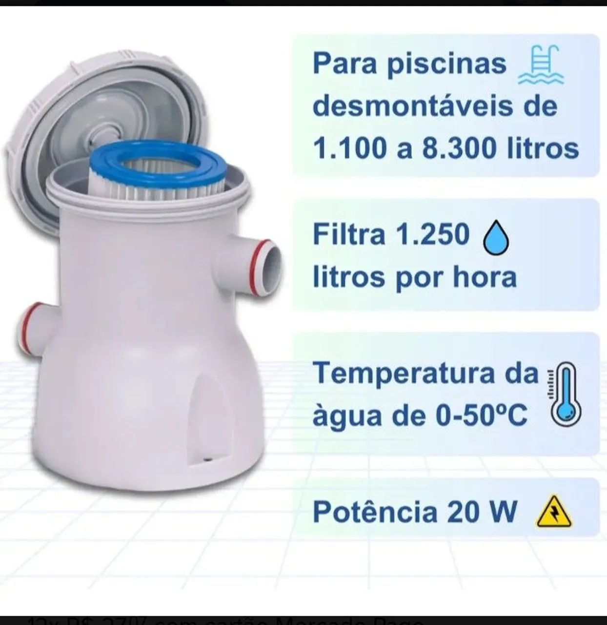 Bomba de piscina  - Foto 2