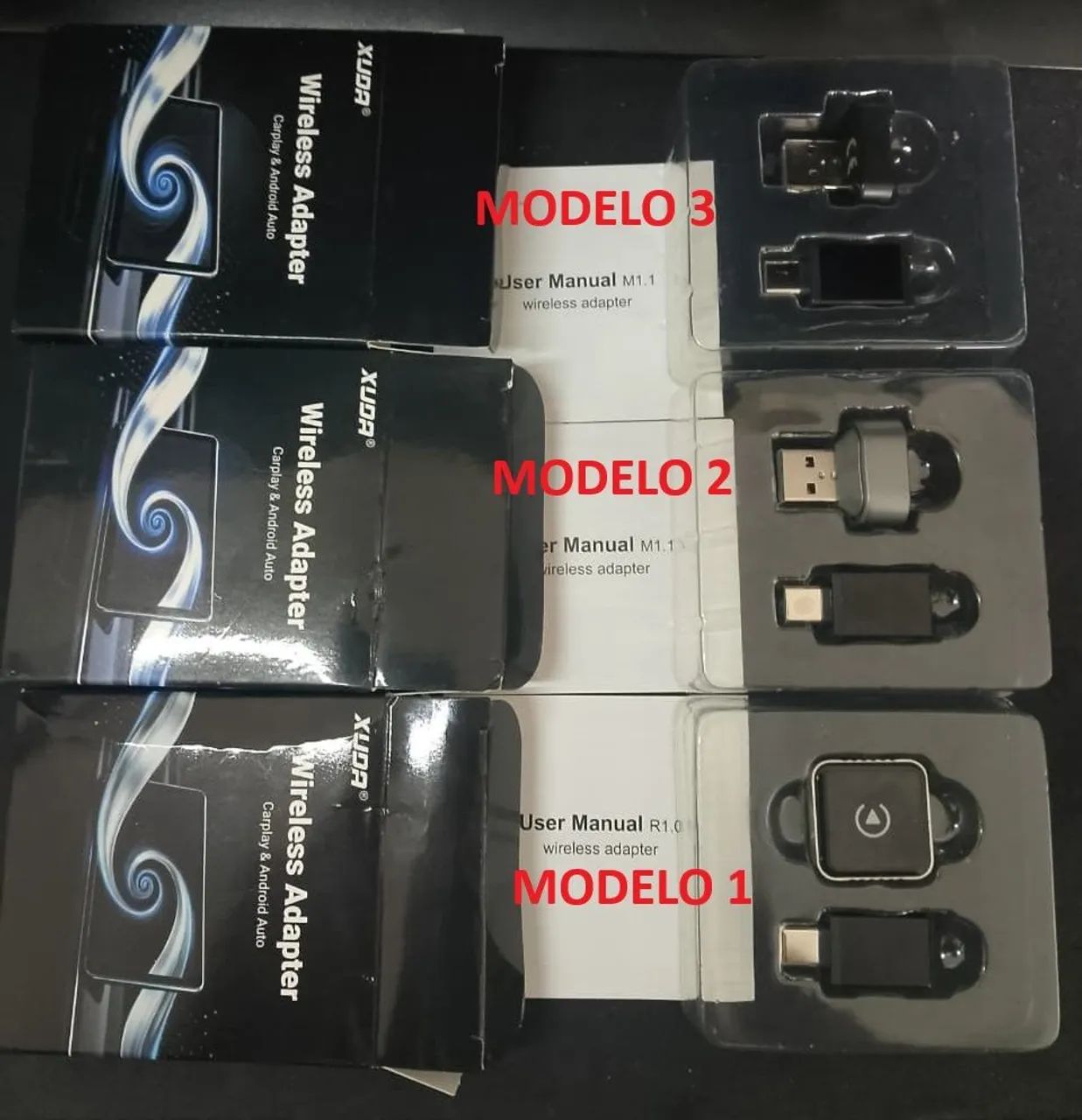 Adaptador / Carplay e Android Auto Sem Fio - Foto 2