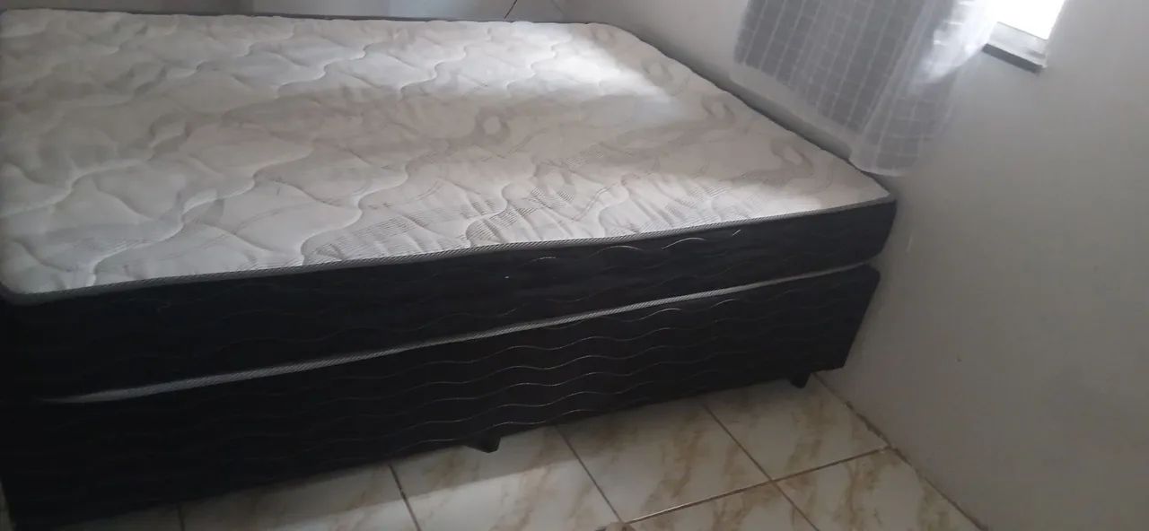 Cama e base casal queen