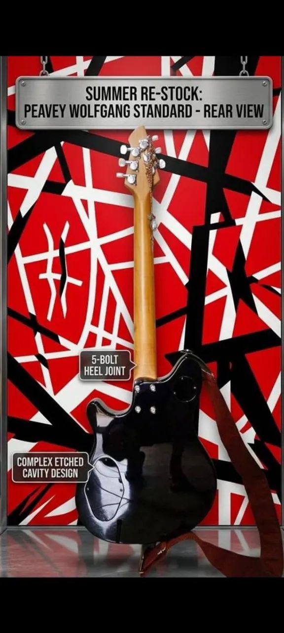 Guitarra Peavey Wolf gang com push pull ponte fixa  - Foto 2