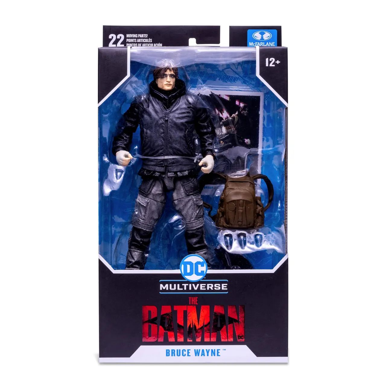 Bruce Wayne unmasked DC Multiverse McFarlane Toys The Batman 