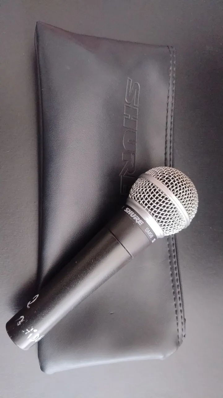 Microfone Shure SM 58 - Original - Microfones e Gravadores