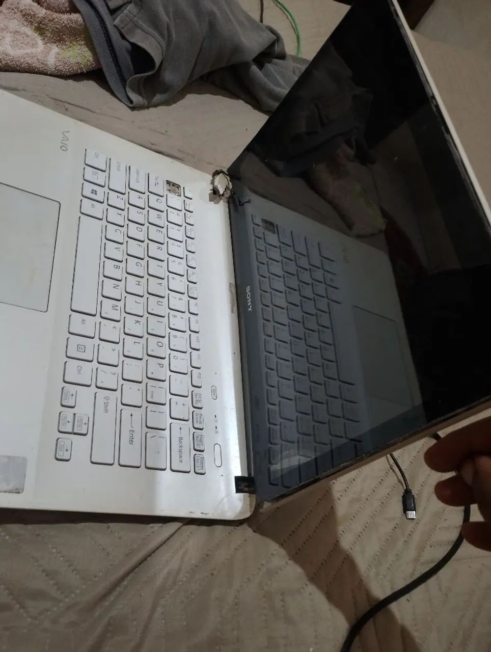 Notebook retirada de peças 