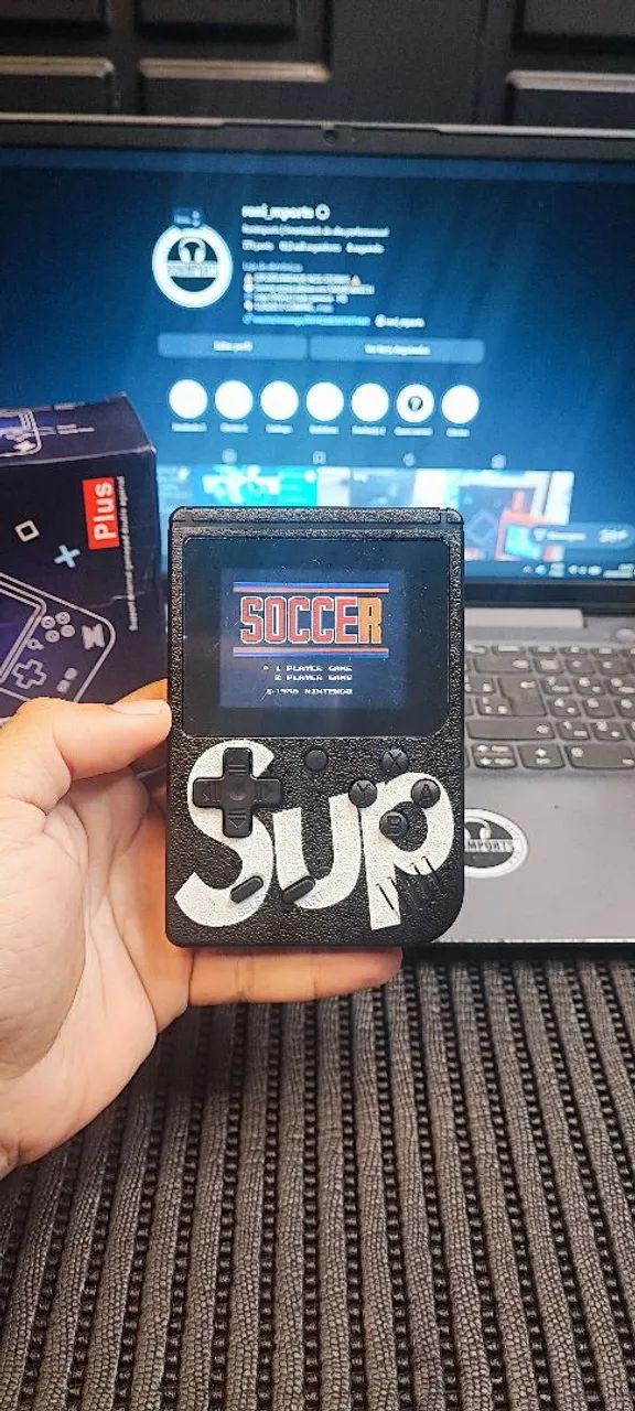 Vídeo Game Mini Retrô Plus - 400 jogos lendários  - Foto 2