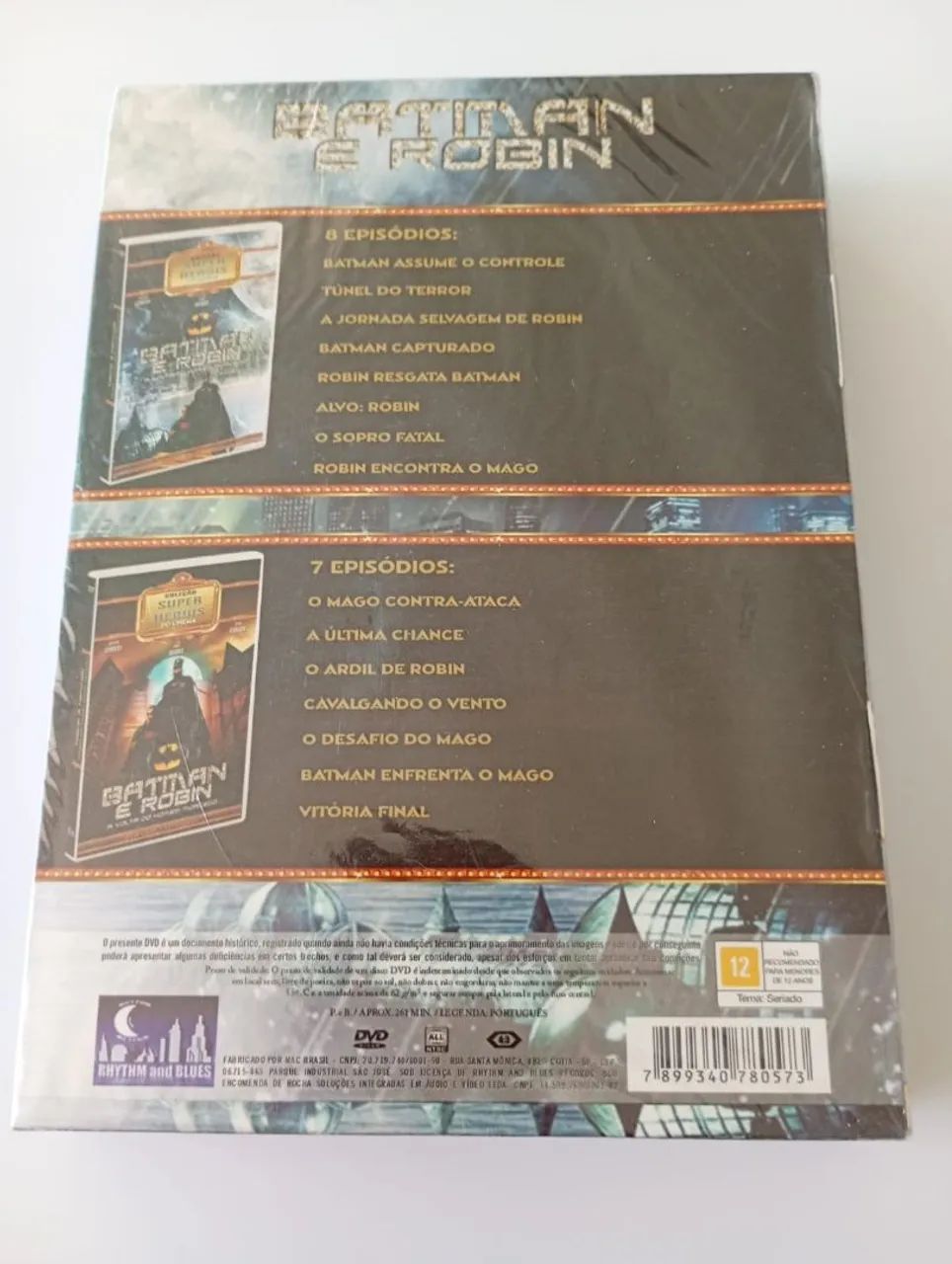 DVDs histórico do Batmam e Robin 1943 e 1949, lacrado!! - Foto 3