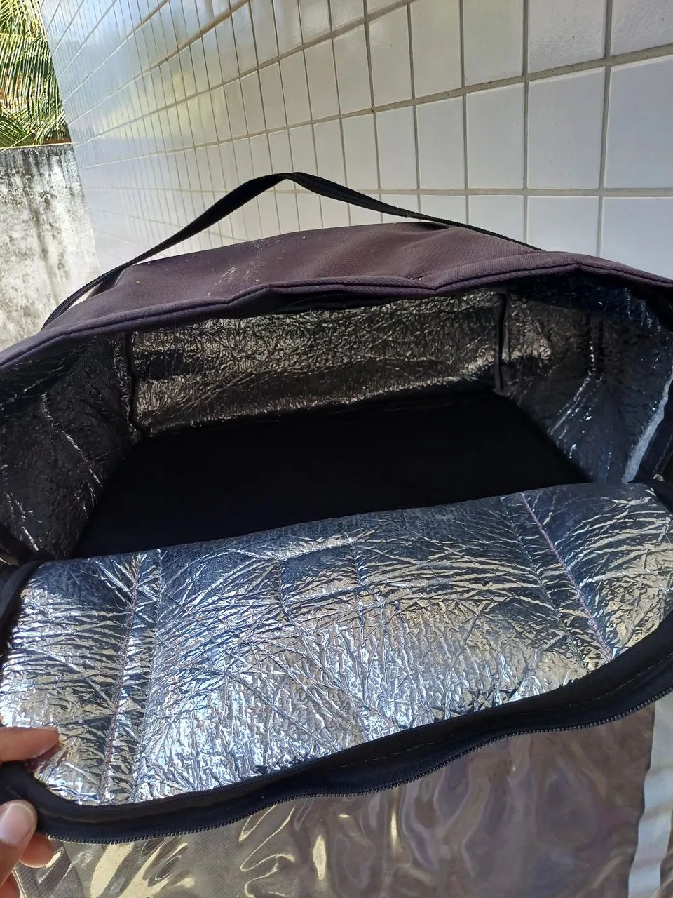 Bag impermeável 45 litros laminada em ótimo estado  - Foto 2