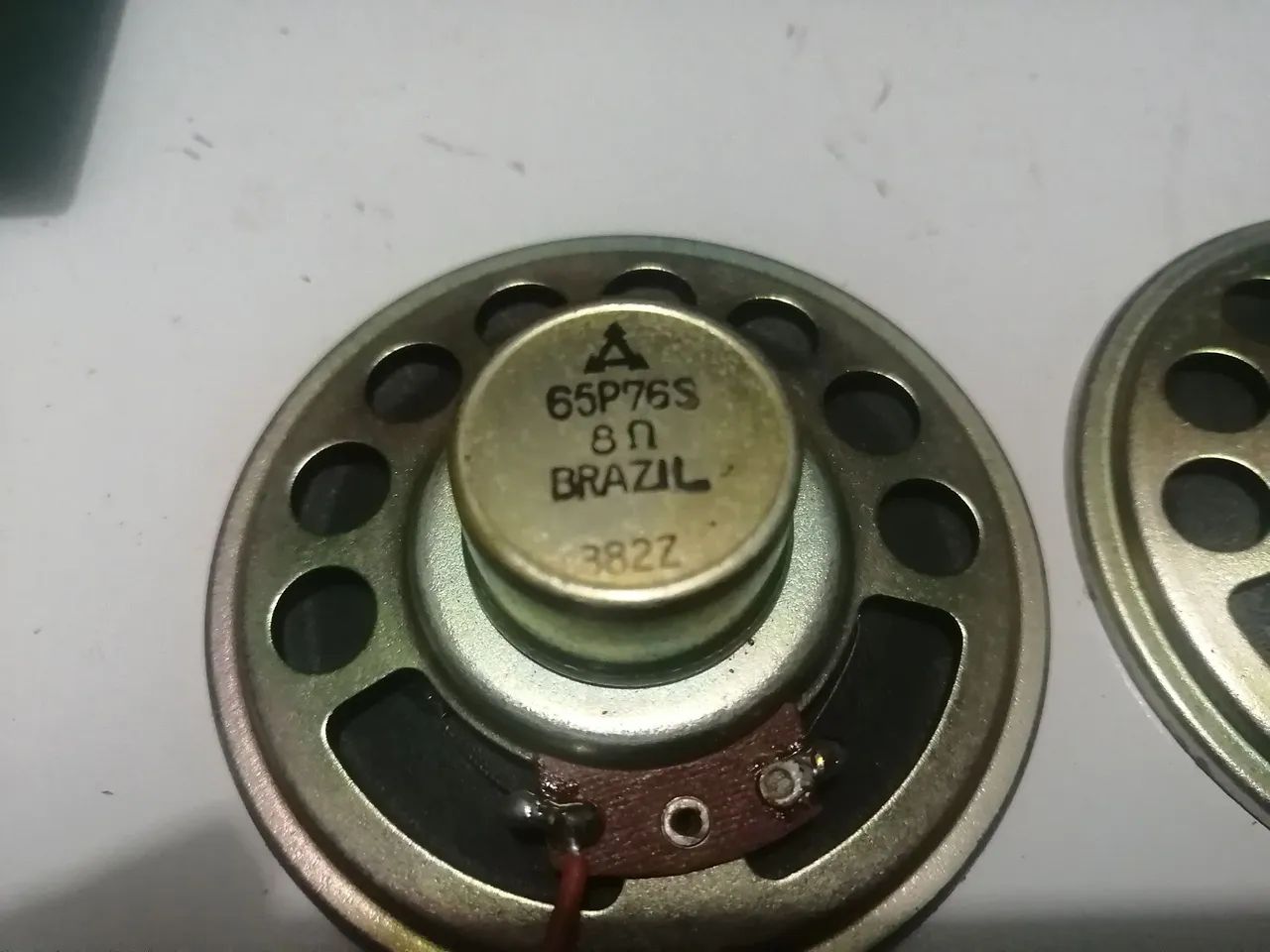 Alto falantes originais do fone de ouvido magnavox antigo! - Foto 2