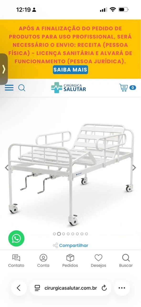 ? VENDE-SE CAMA HOSPITALAR  - Foto 3