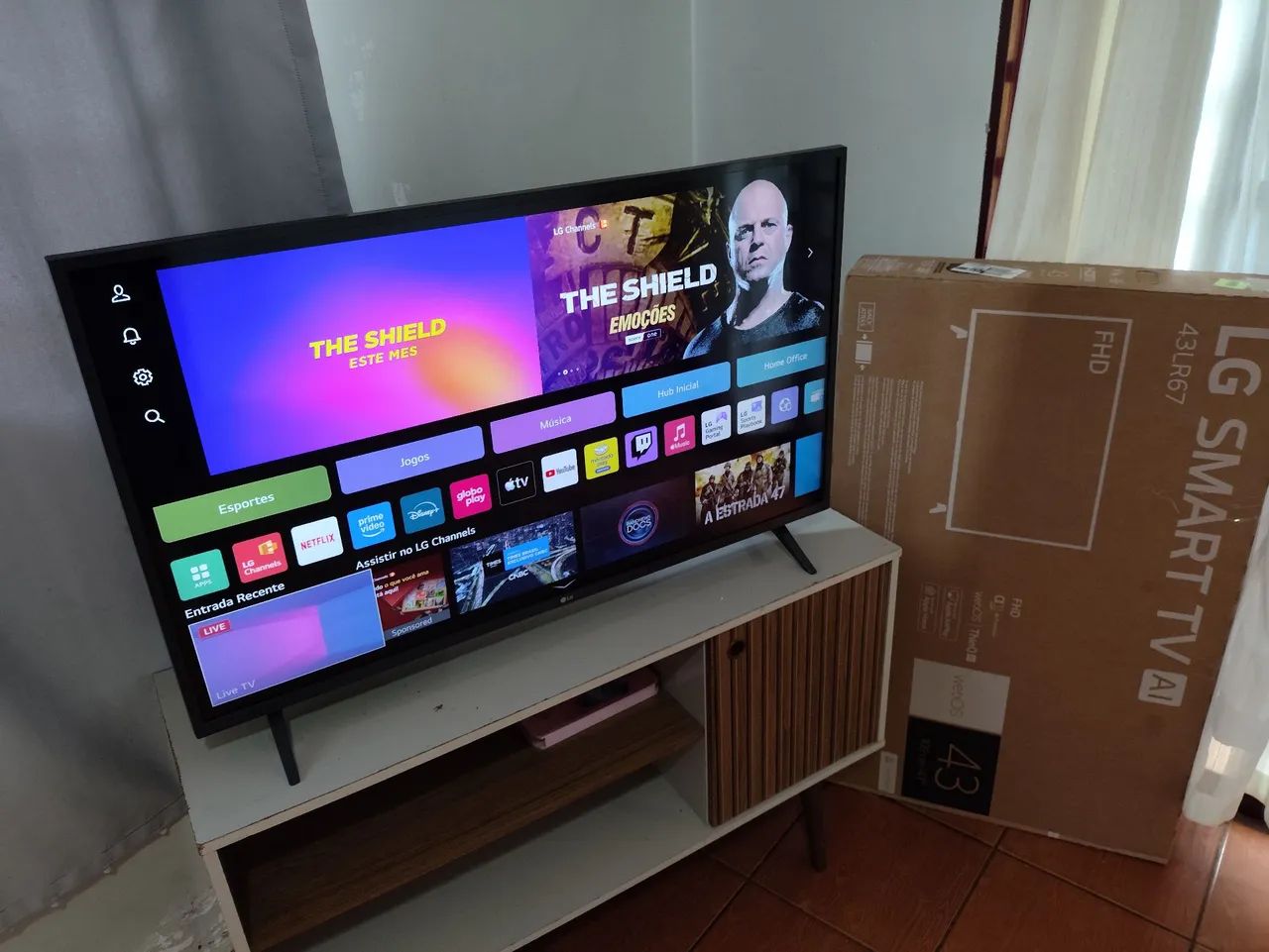 TV 43 POL. SMART WI-FI LG. INTELIGÊNCIA ARTIFICIAL  - Foto 4