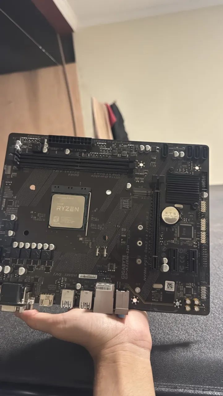 Ryzen 5 4600g + placa mae a320m  - Foto 2