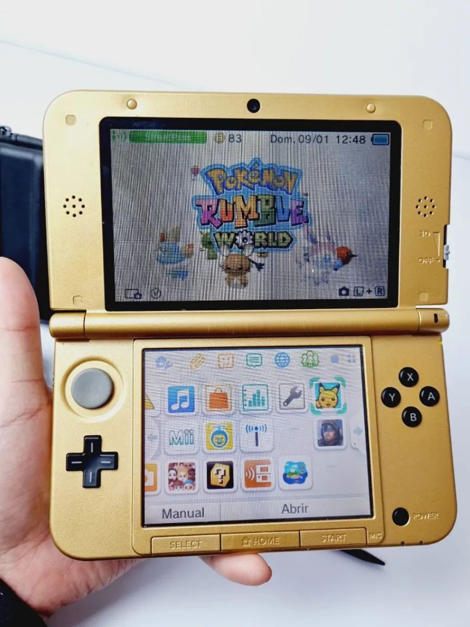 J154- CONSOLE 3DS XL EDICAO ZELDA (sem caixa) - Consoles de Vídeo