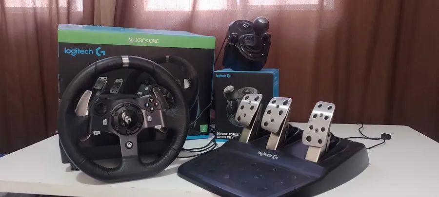 Volante Logitech G920 Xbox e PC + Câmbio - Foto 4