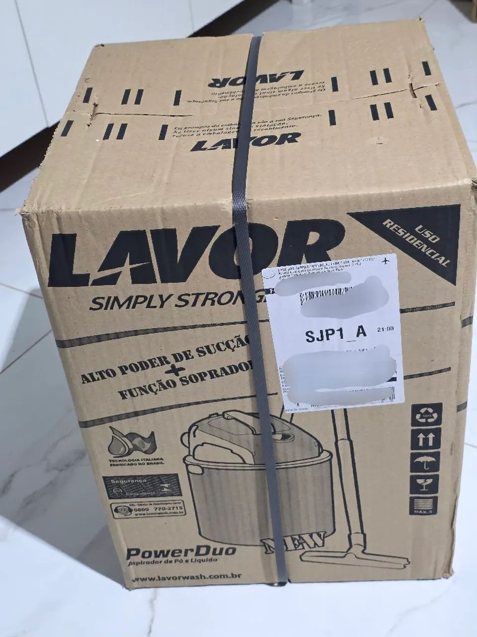 Aspirador de Pó e Água Lavor 14L 1250W Power Duo New LACRADO c NF - Foto 5