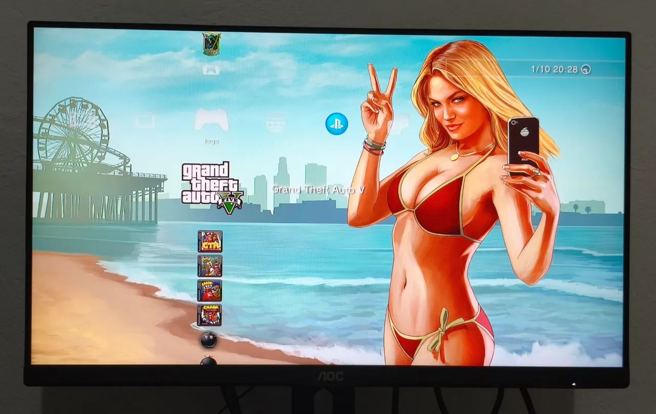 PS3 Super Slim com jogos no HD - Foto 3