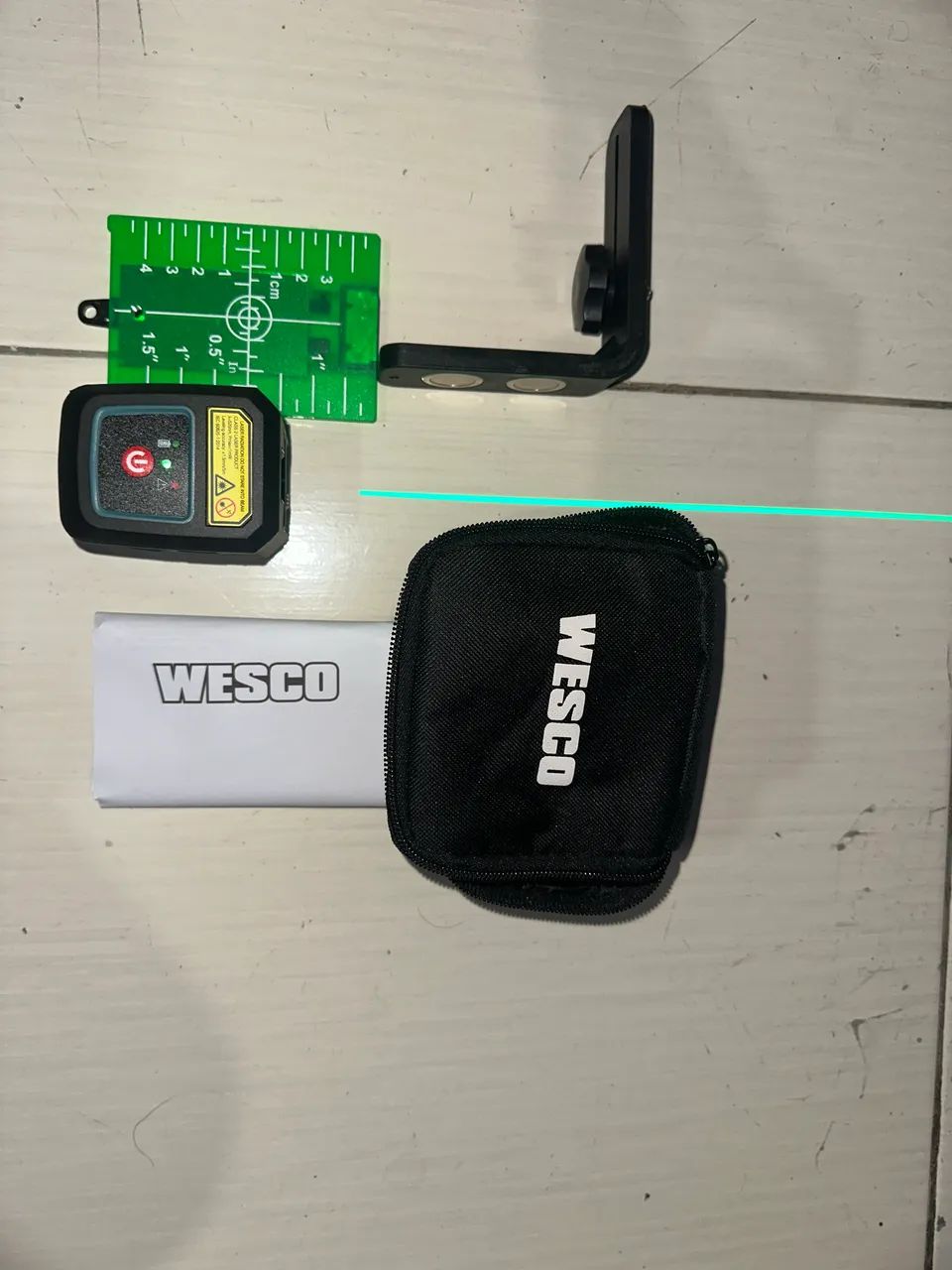 Nível a Laser Wesco Verde 15 metros WS8915K