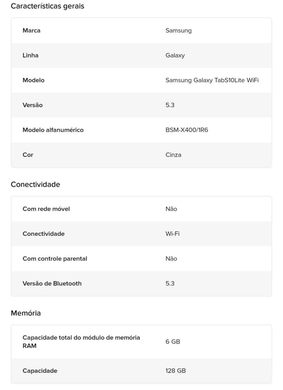 Samsung Tablet s10 lite NUNCA USADO  - Foto 4