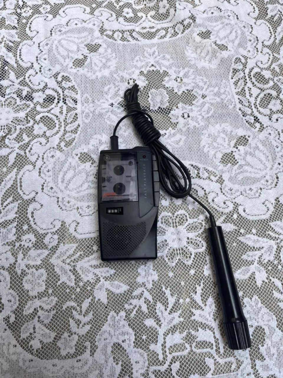 Gravador de Voz GE + 2 Microfones Externos (Funcionando!)