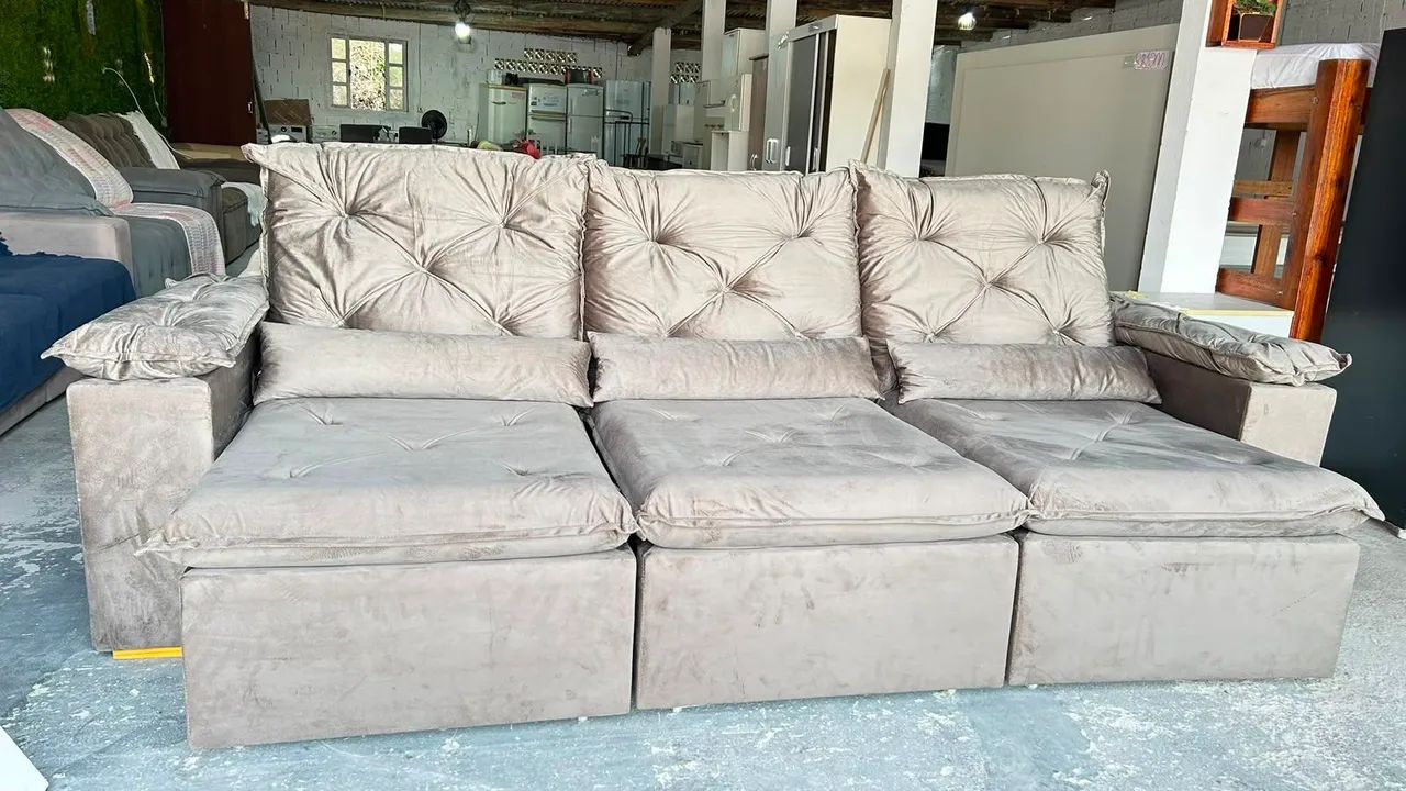 Sofa retrátil novo - Foto 5