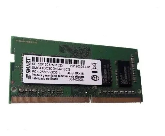 Memória RAM, DDR4, 4GB, 2666MHz, CL 17, Notebook - SMART - OEM