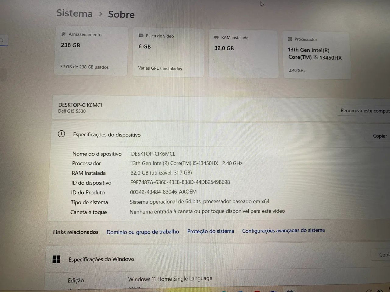 Note book Dell gamer - Foto 5