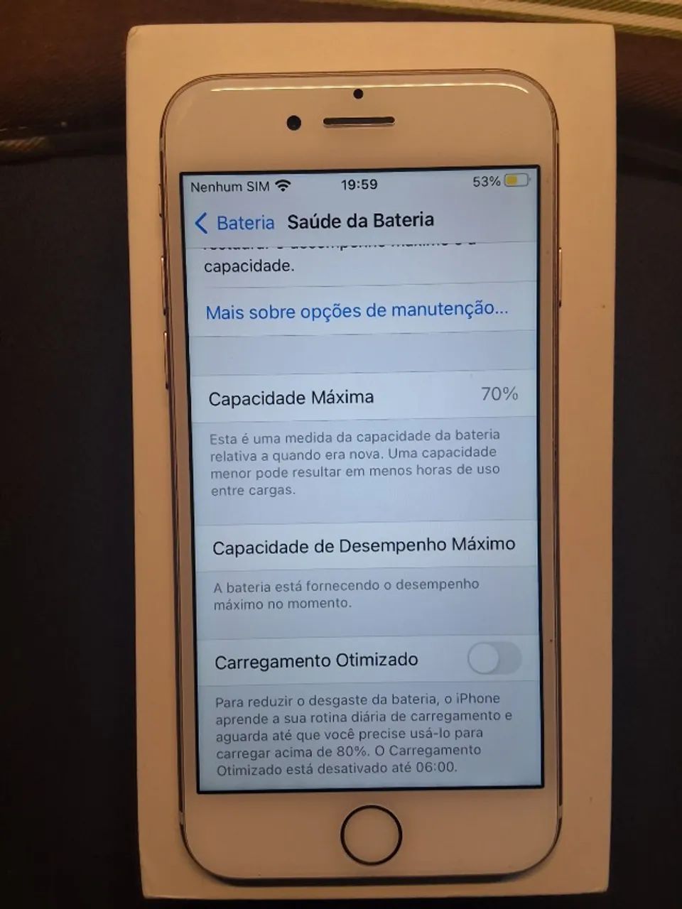 iPhone 7 128GB Ouro Rosé + Caixa Original + 4 Capinhas - Celulares